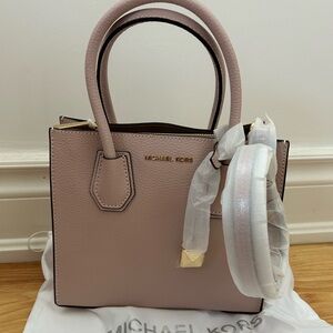 Michael Kors Mercer Dusty Pink Crossbody Bag